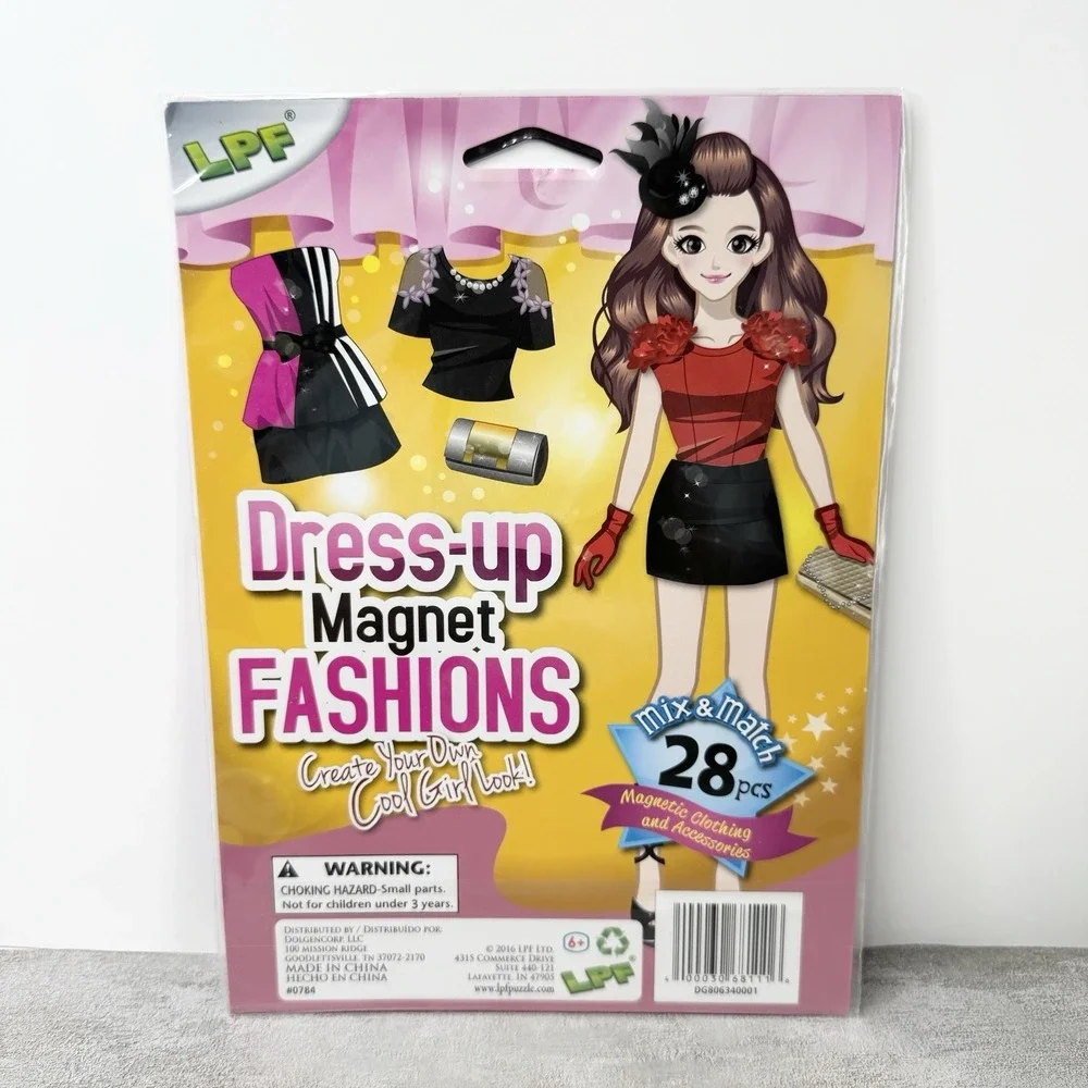 LPF Dress Up Magnet Fashion Mix & Match Magnetic Clothing Accessories 28 pcs